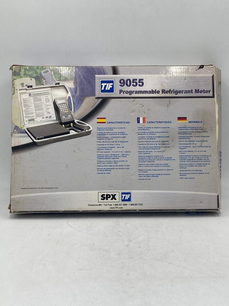 New TIF 9055 Programable Refrigerator Meter TIF9055