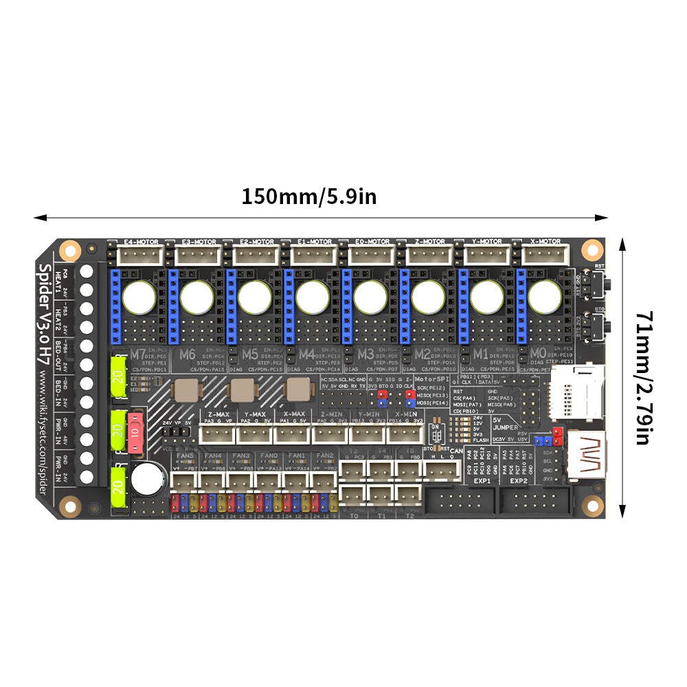 FYSETC Spider H7 Motherboard V3.0