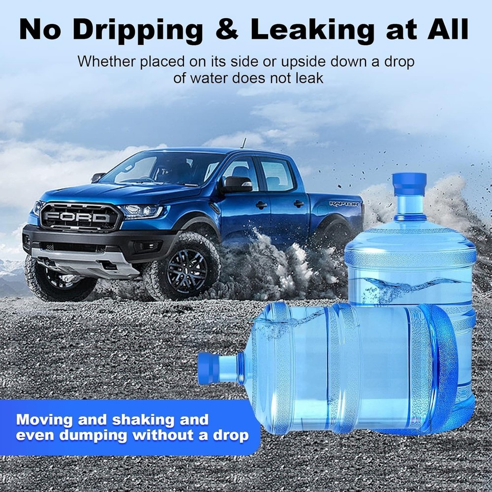 Thickened Silicone Water Jug Cap Set (3-Pack) - Easy Install & Durable Design