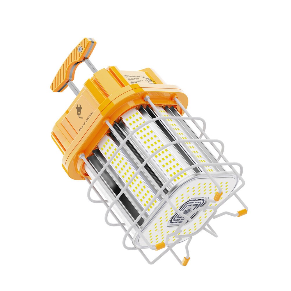 LED Temporary Work Light Fixture 100Watt Linkable Construction High Bay Lighting