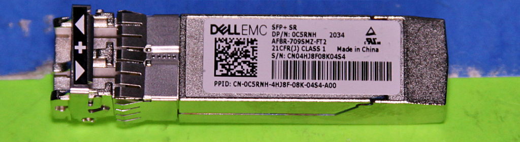 C5RNH Dell 10G 0C5RNH AFBR-709SMZ-FT2 FTLX8574D3BCL SFP+ SR 10Gb Transceiver