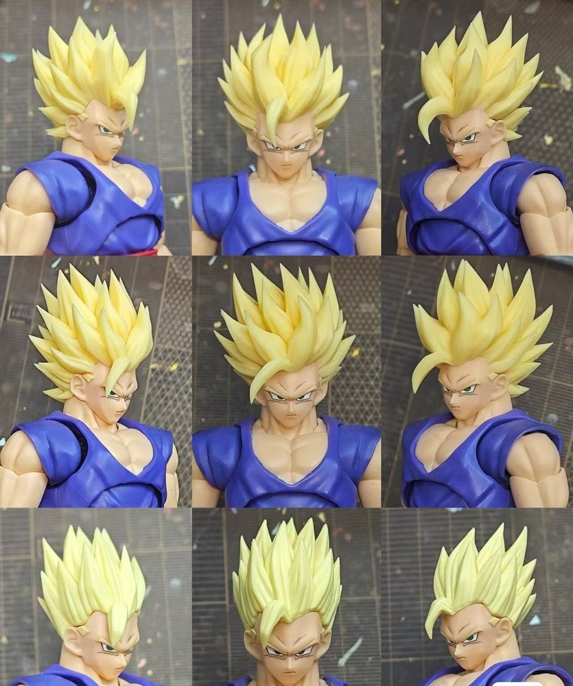 custom gohan shf 1/12 gohan Face (panel) 3 faces（NO Figure）