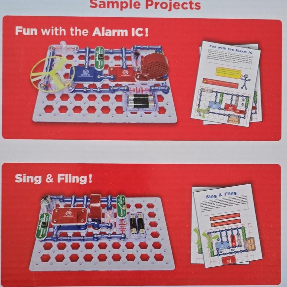 Snap Circuits Explorer 125 Projects Educational Electronics Kit SB-125 2023