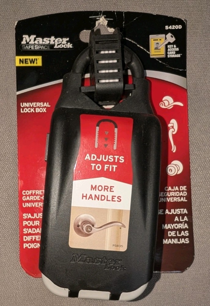 Master Lock 5420D Adjustable Lock Box - Black