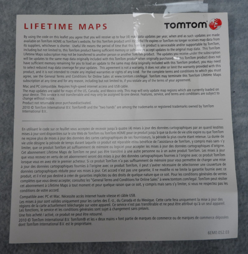 TomTom Start 40M Lifetime Maps 4.3" Screen with Charger in Original Box Bundle