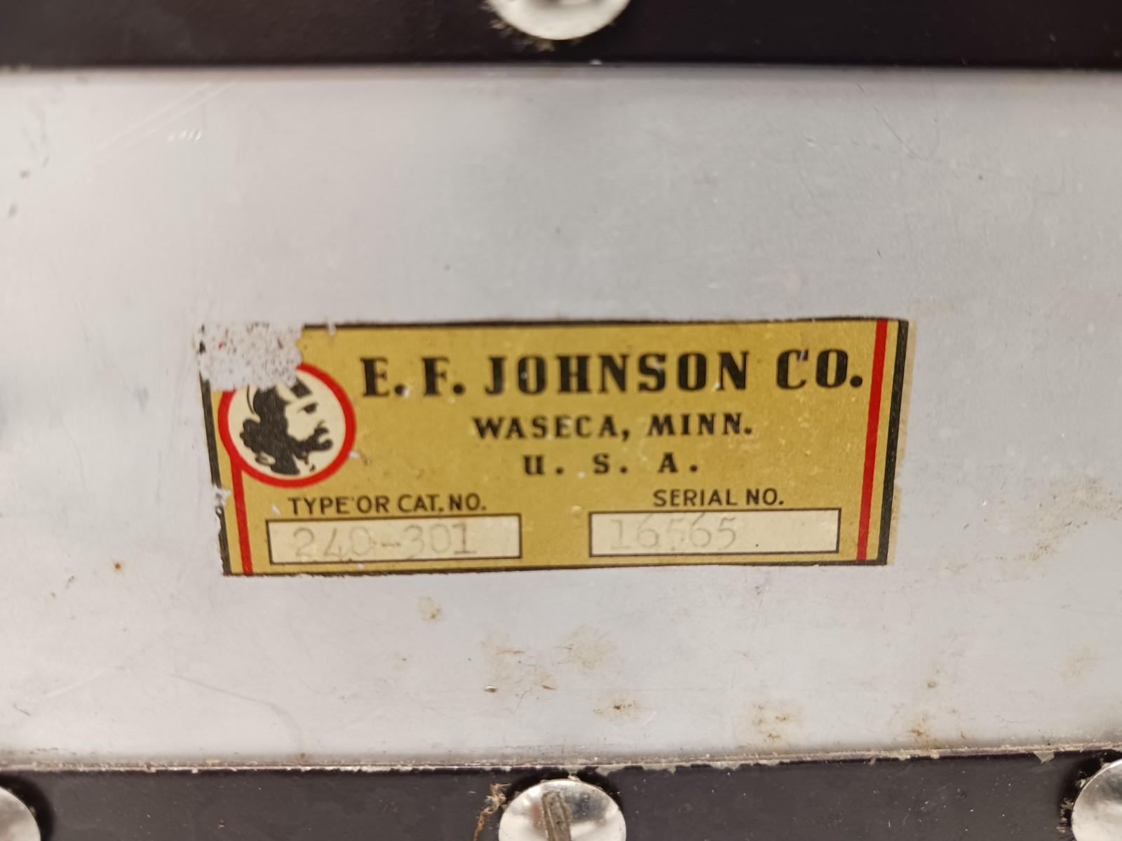 Johnson Viking Pacemaker Ham Radio Transmitter / Exciter - WORKS