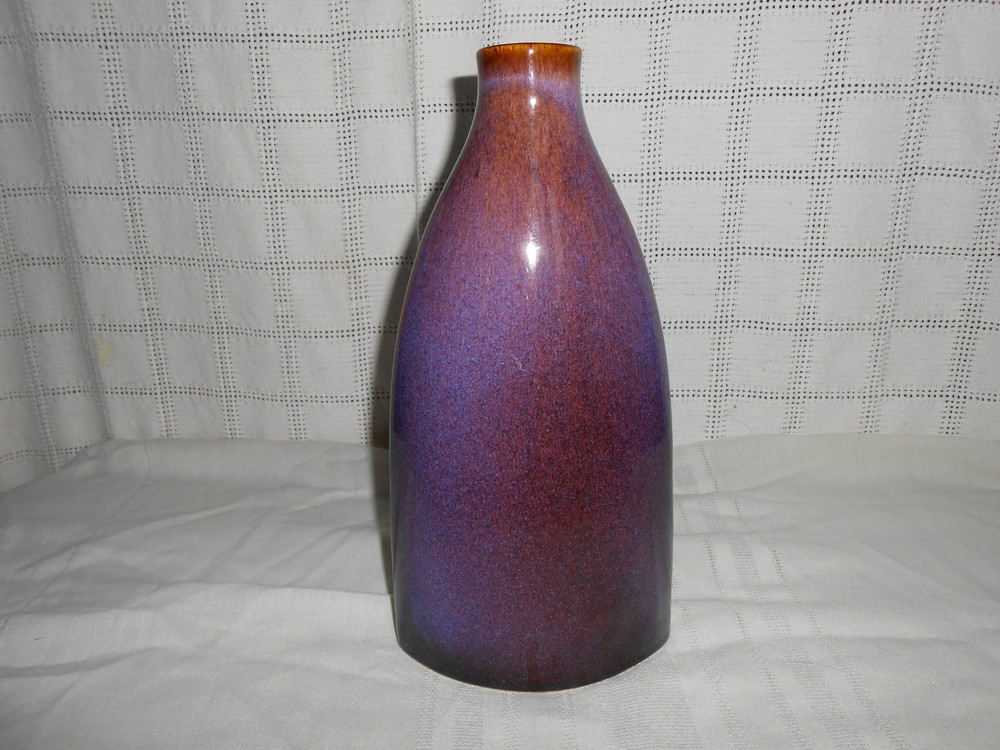 Ceramic home decor bottle, vase 12"