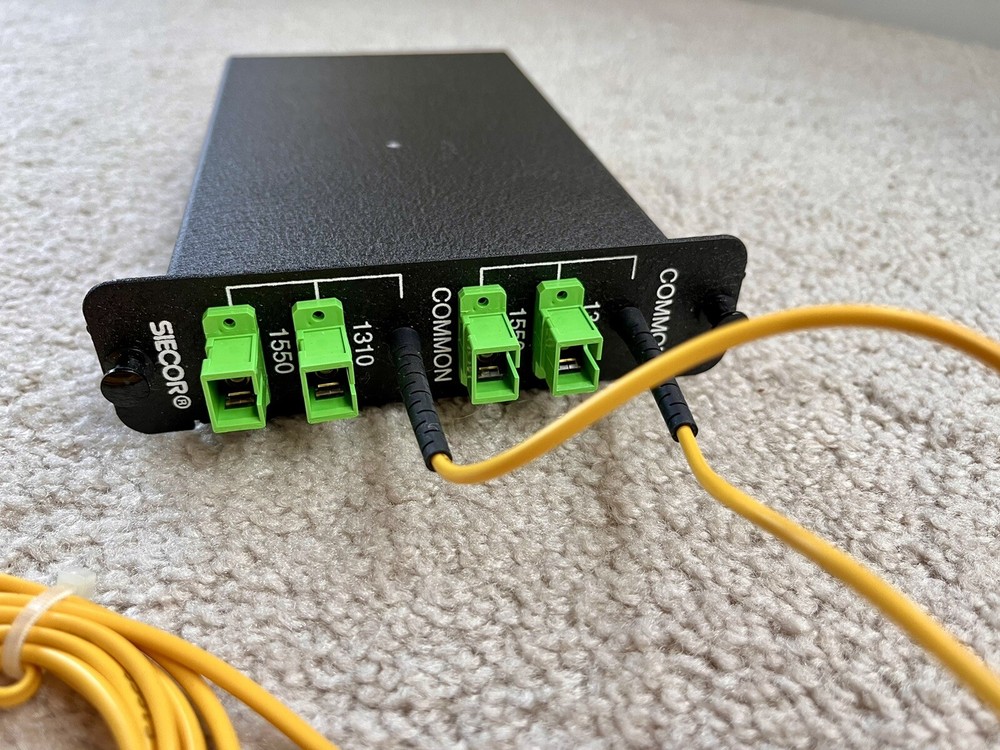 Corning Optical ECL-41W-W-6C-3 Eclipse Coupler Module WDM 1310 1550 SIECOR