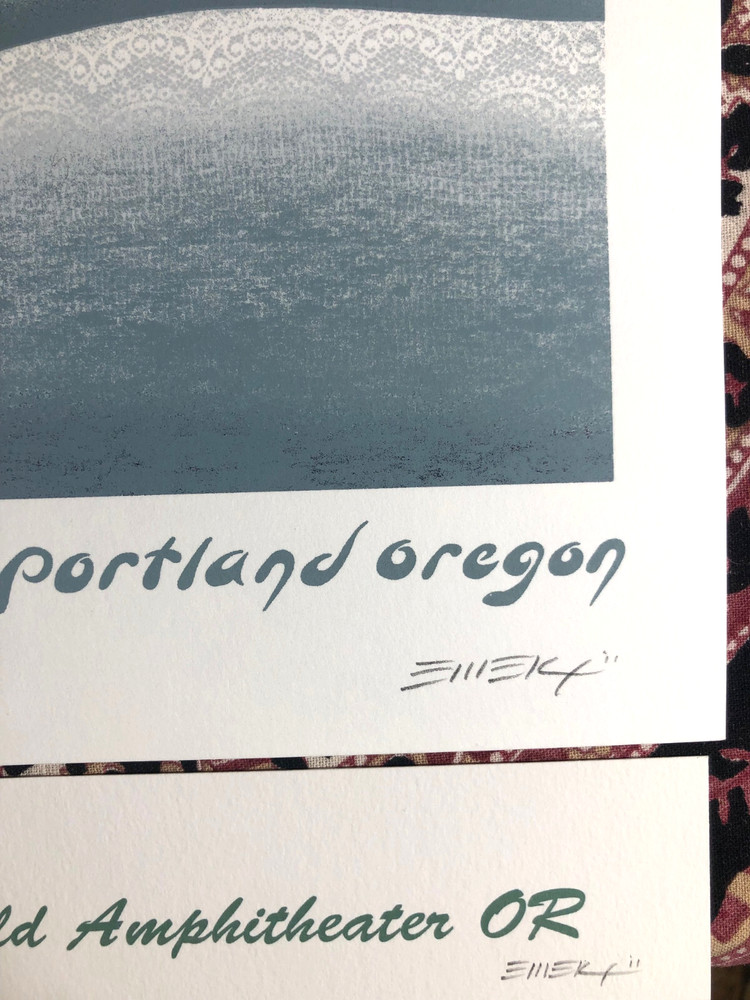 Adele EMEK Signed Number Poster June 2011 Portland Extra Signed # Strip Aug 11