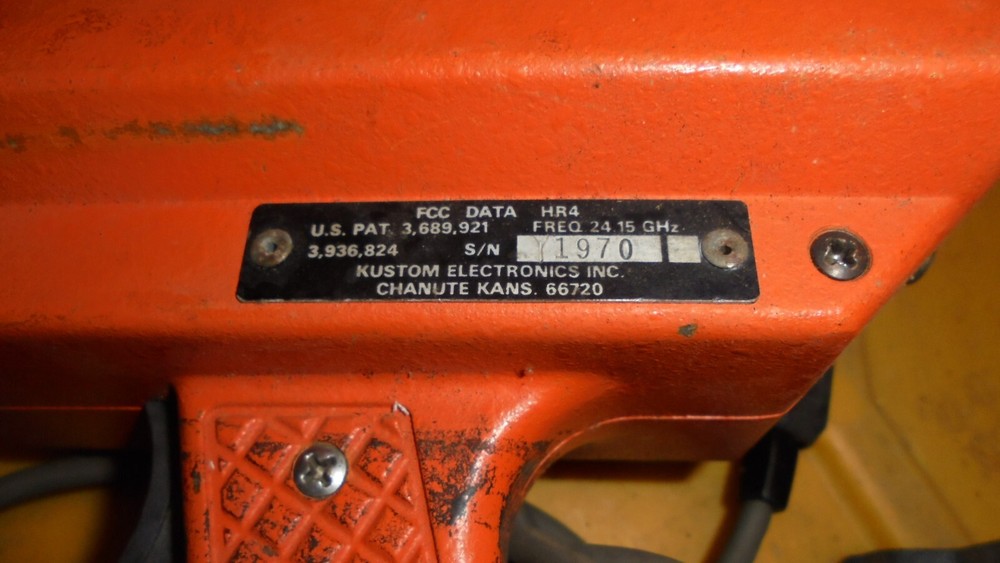 kustom STS radar GUN 1970