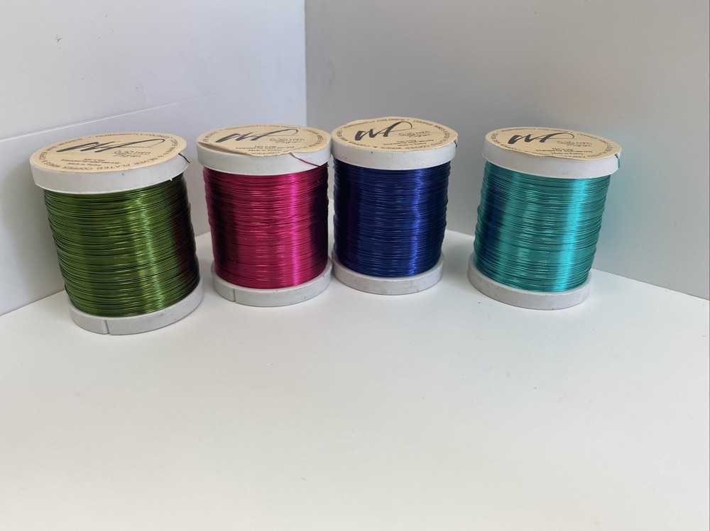 Wire Fancy Permanetly Colored Copper Wires 4 pack