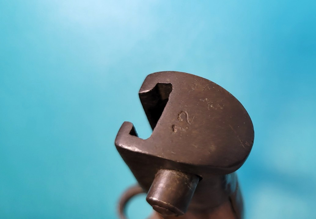 Late War WWII Japanese Type 30 Training Bayonet Pommel # 12 TR685