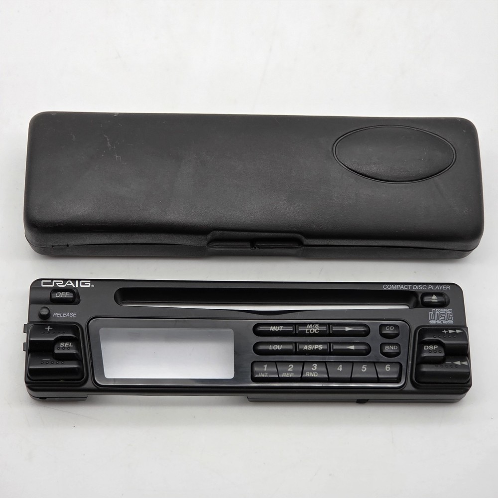 CRAIG Replacement Faceplate & Case For Car Stereo Compact Disc Player Untested