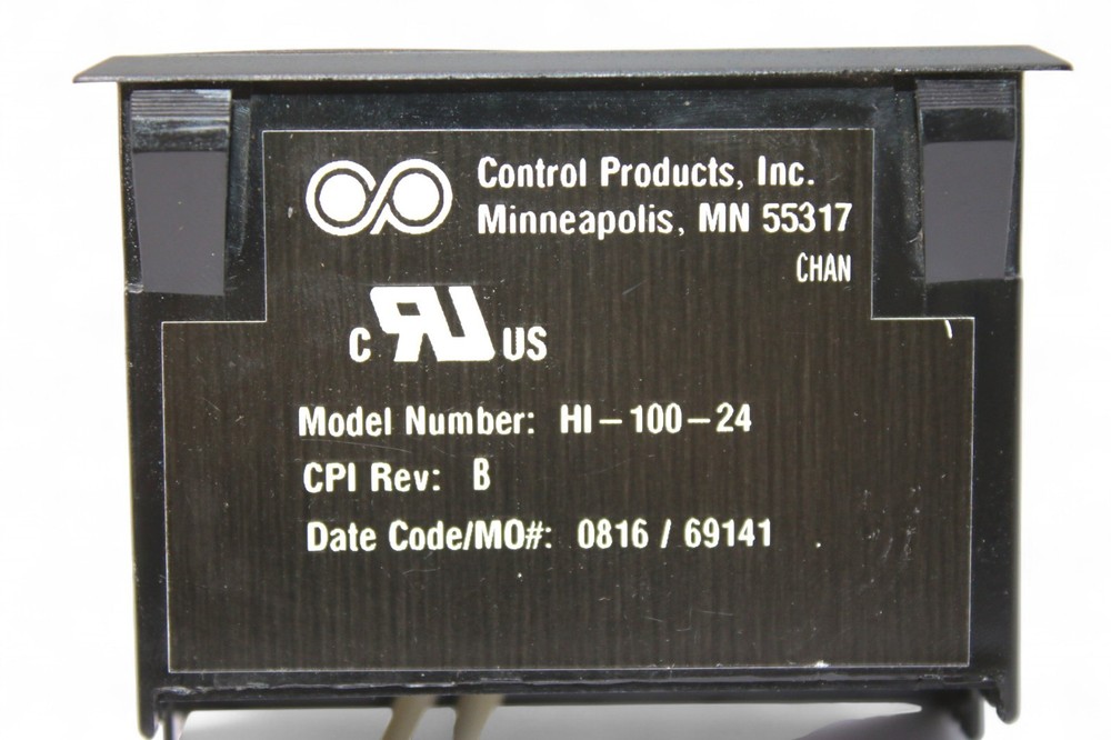 CONTROL PRODUCTS HI-100-24 PANEL MOUNT HUMIDITY INDICATOR