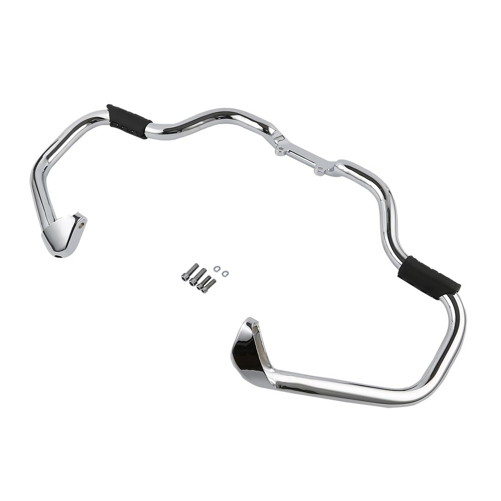 Chrome Mustache Engine Guard for Chieftain 2014-2025 Springfield 2016-2025