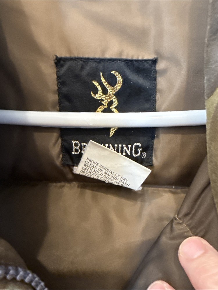 Browning Duck Camo Down Jacket Sz LG