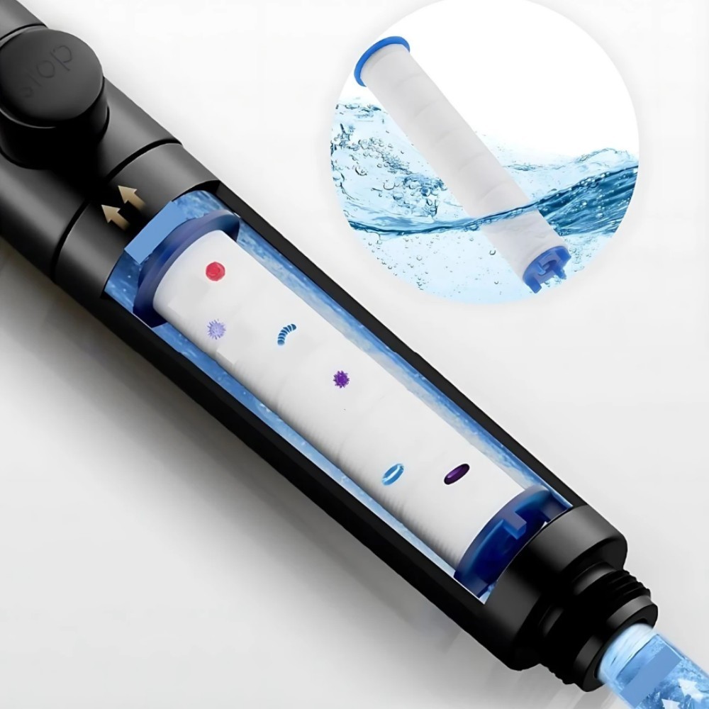 Drivse Iondrops Showerhead with Filters for Hard Water Handheld off Switch New