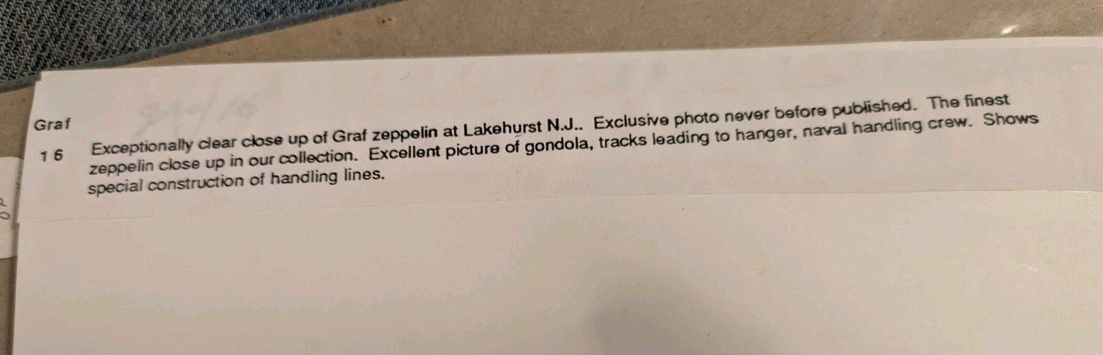 Antique Handmade LZ-127 Graf Zeppelin Germany Paper & Wood Model 1928 AJ