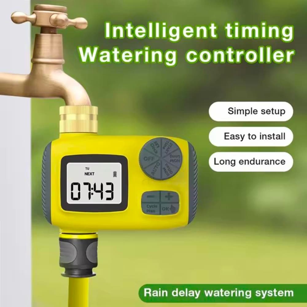 Programmable Water Timer for Outdoor Garden Hose Sprinkler Timer