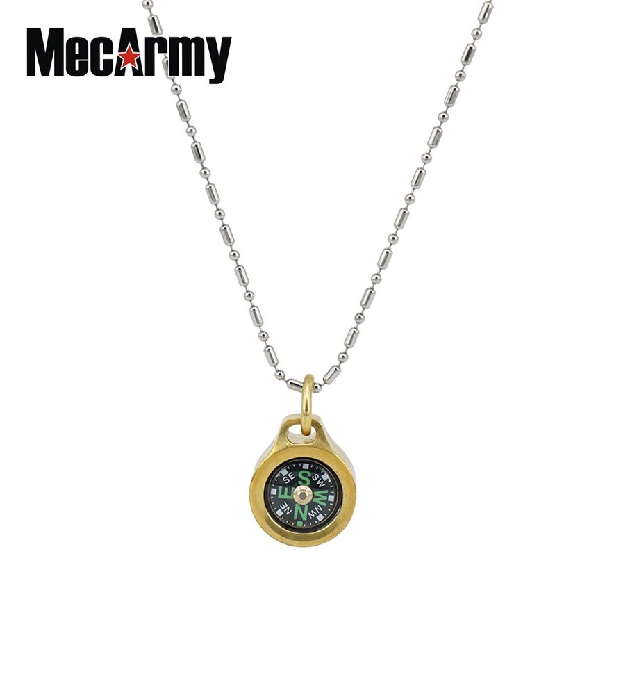 MecArmy Keychain Compass CMP brass used with scratch