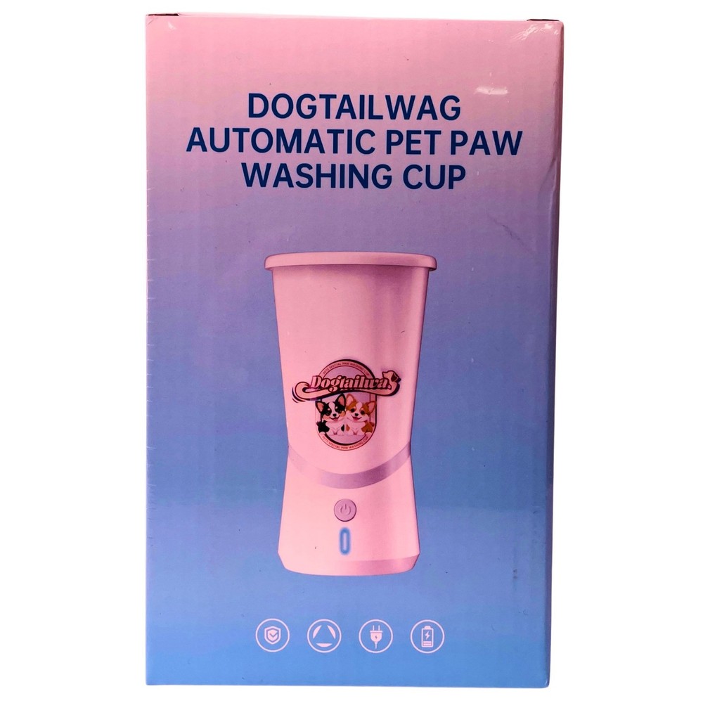 DogTailWag Automatic Pet Paw Washing Cup – Single Unit – New