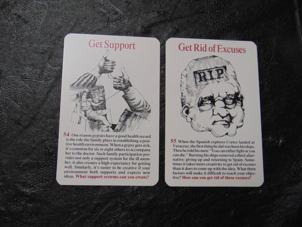 Roger Von Oech's CREATIVE WHACK PACK Card Deck "Creative Thought Workshop" 1992