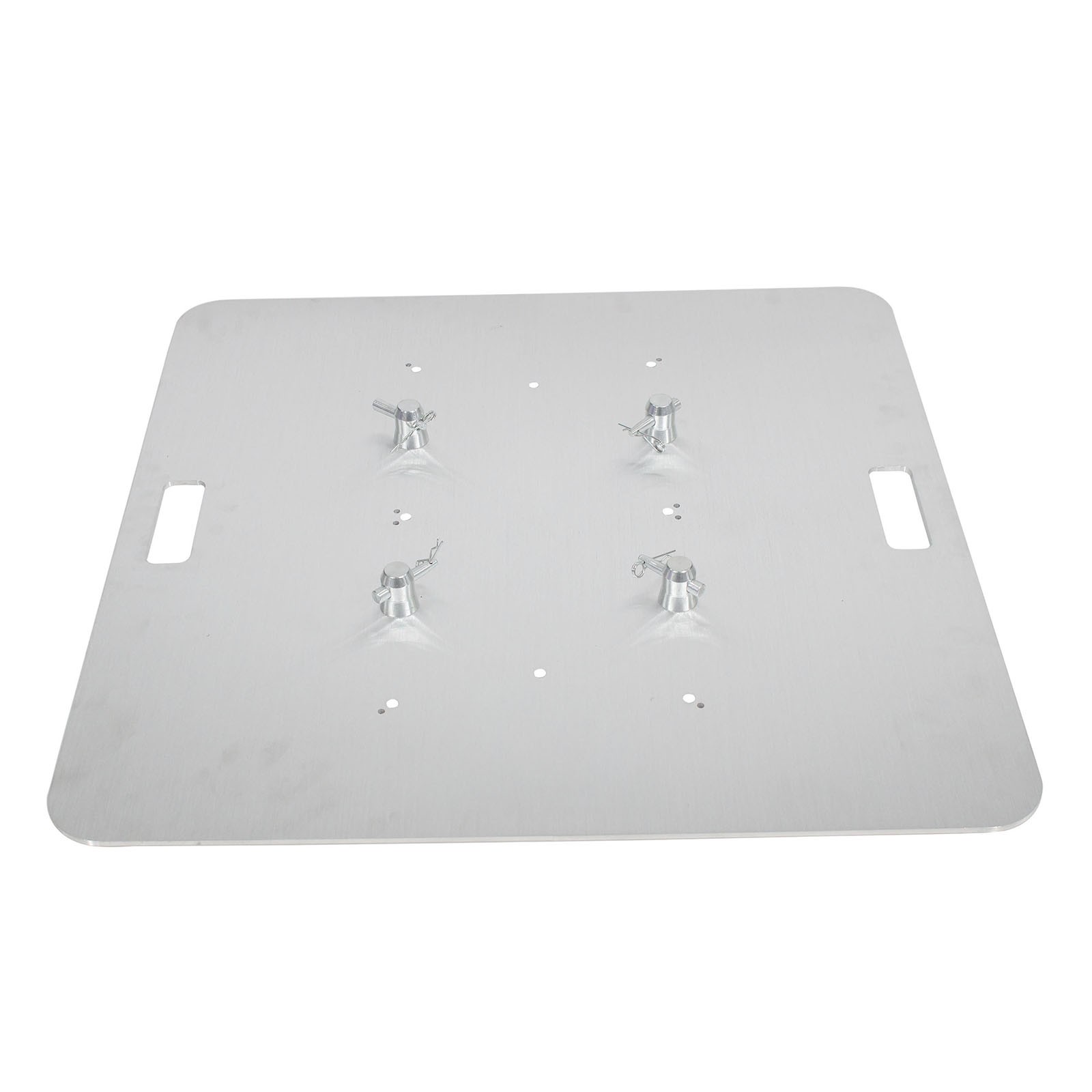 30"x30" 6mm Lighting Stand Square Aluminum Trussing Base Plate For 12"x12" Truss