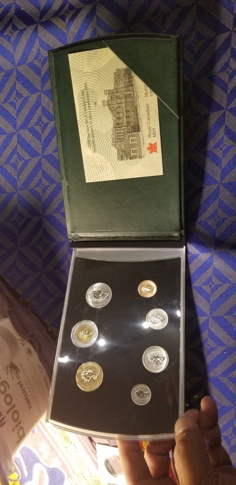 Canada 1998 Specimen Set Outer Box Missing.