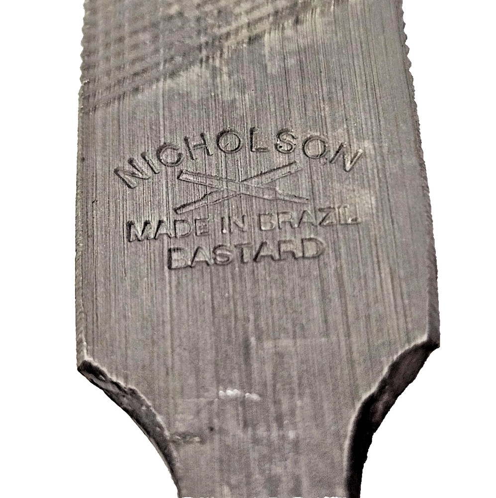 04927N Nicholson 8" Half Round Second Cut Double Cut