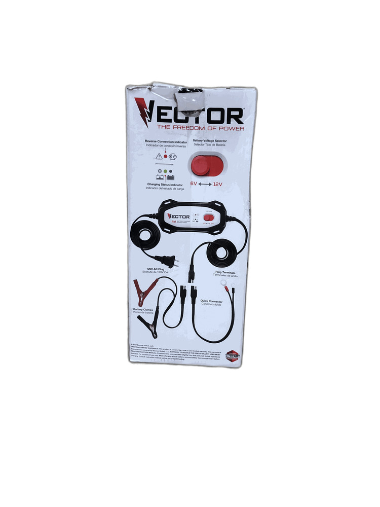 VECTOR 4 Amp Battery Charger/Maintainer