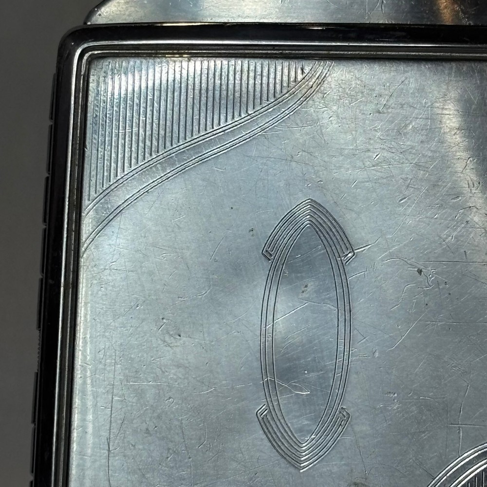 Vtg Ronson Mastercase Lighter Cigarette Case Combo