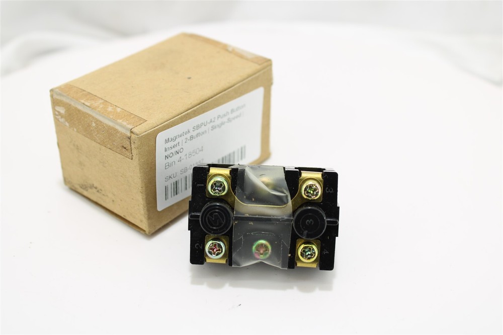 Magnetek SBPU-A2 Push Button Insert | 2-Button | Single-Speed | NO/NO