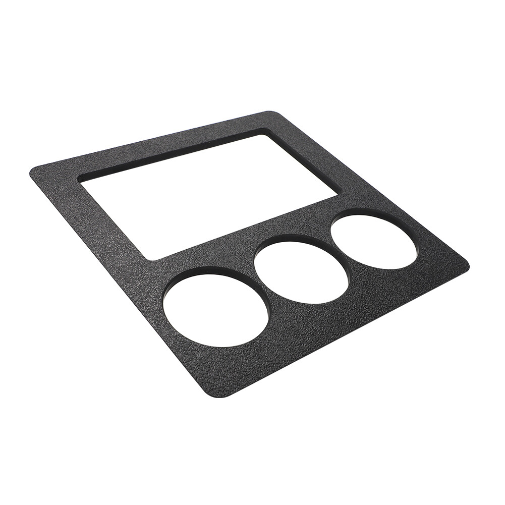 For Ford Fox Body Mustang 1987-1989 Radio Relocation Double Din Trim Bezel Cover