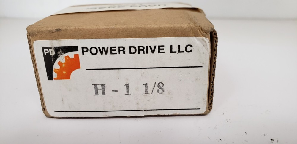 POWER DRIVE H-1-1/8" SPLIT TAPER BUSHING, NIB