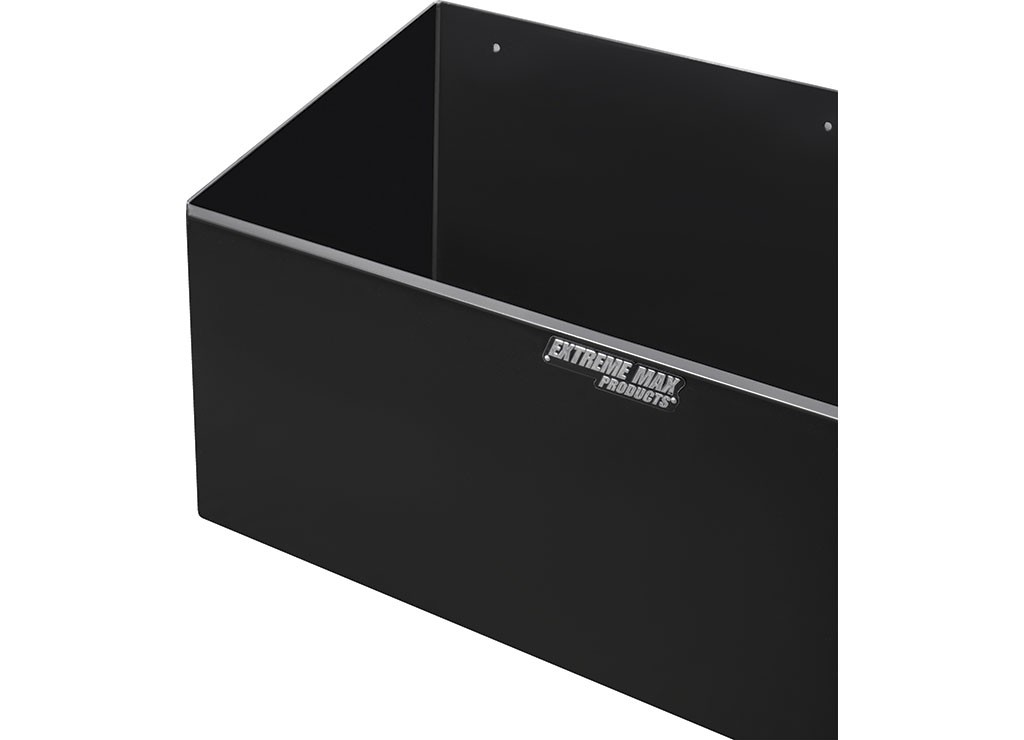 Extreme Max 5001.6154 Aluminum Dual 5-Gallon Fuel Jug Holder Storage - Black