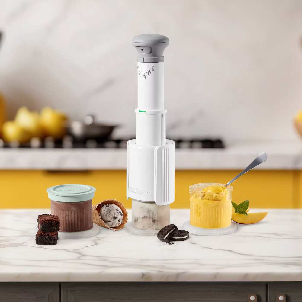 Cuisinart FastFreeze 5-in-1 Ice Cream, Sorbet, Milkshakes, Slushies and Mix-In
