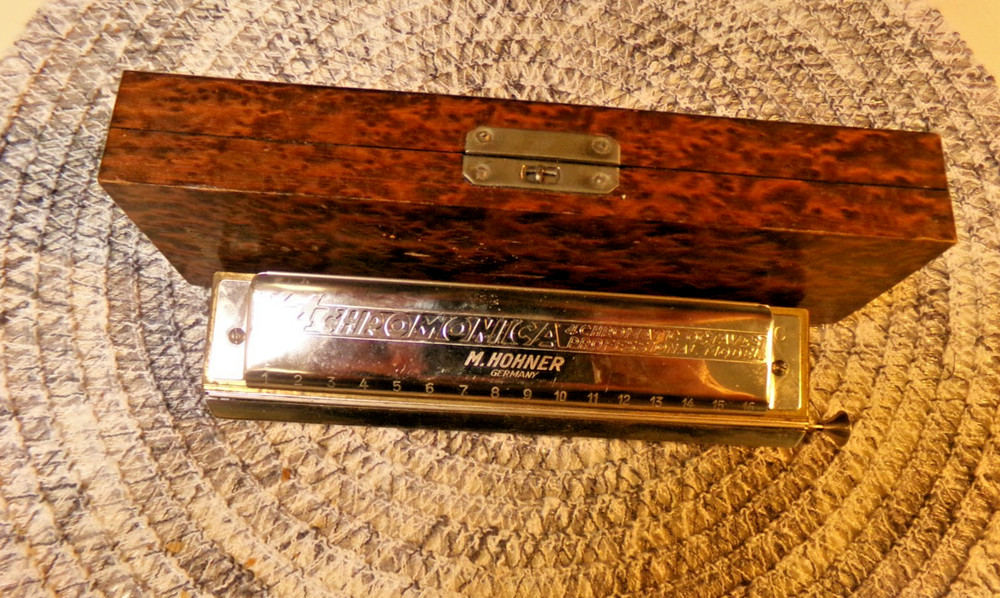 M. Hohner 64 Chromonica Professional Model, 4 Octave (Model 280) VF condition.