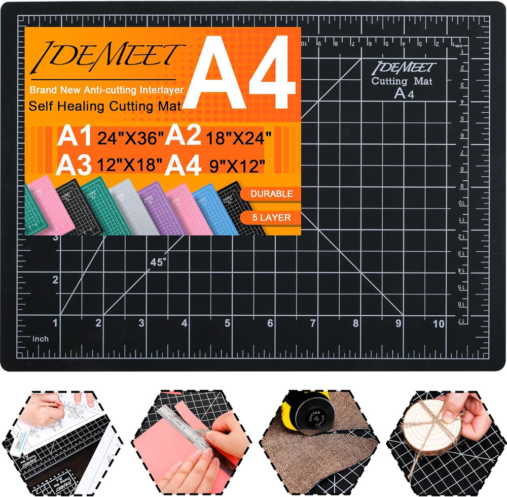 A3 Self Healing Cutting Mat Thick High Density Double Sided Grid Craft