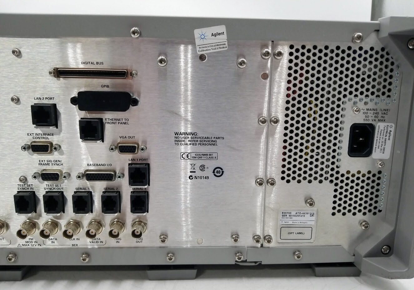 Agilent 8960 Series 10 E5515C Wireless Communications Test Set