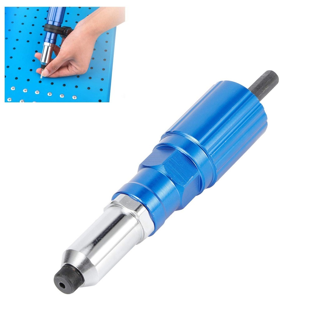 Rivet Gun Head Mount, Rivet Drill Attachment for Drill Riveter Elect...