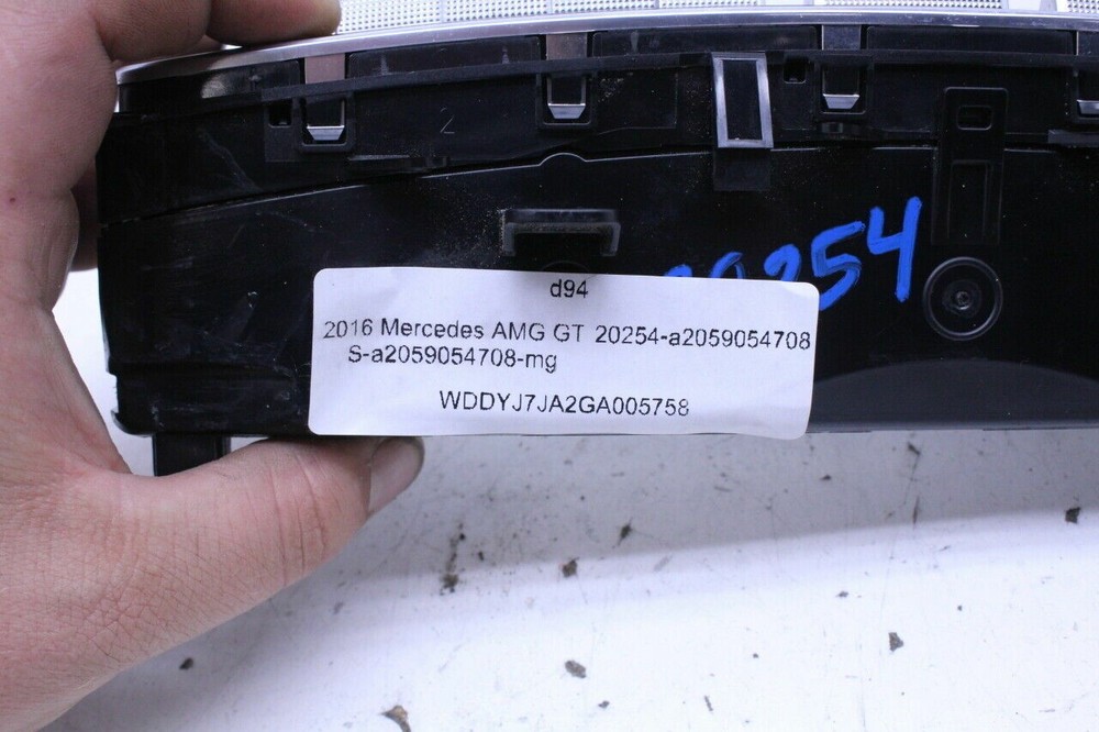 2016 Mercedes AMG GT Climate Temperature Control Panel OEM