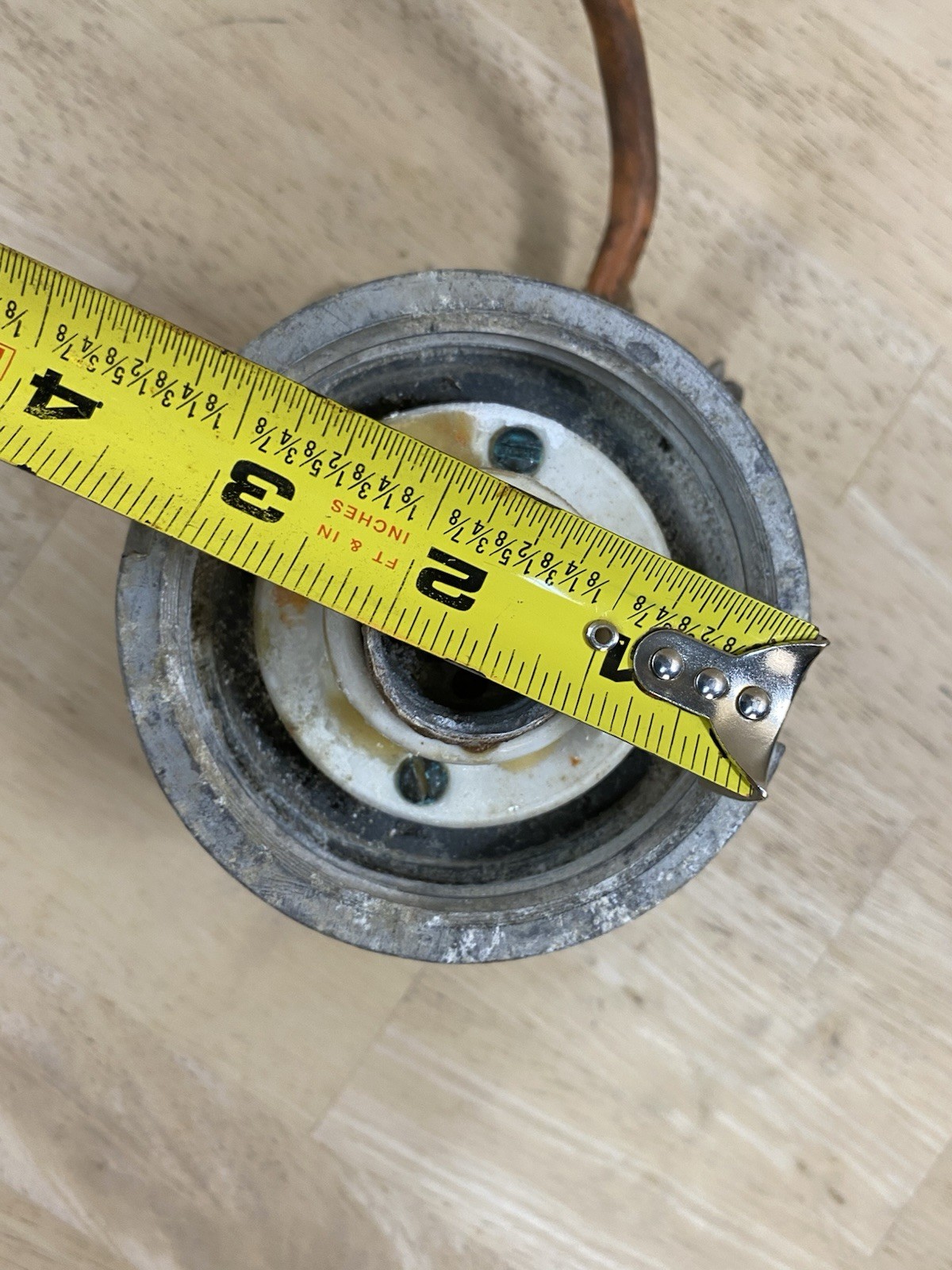 APPLETON EXPLOSION PROOF Glass industrial Light fixture Antique