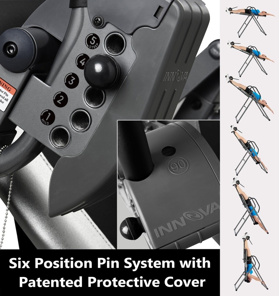 Adjustable Inversion Table Back Stretch Therapy Equipment