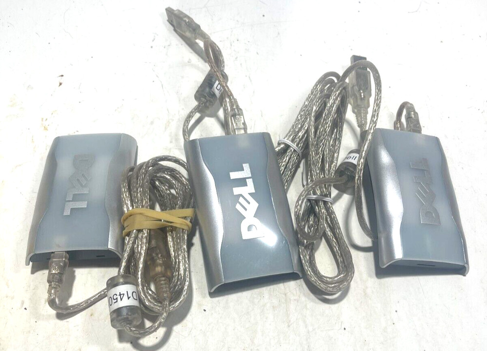 (3) Dell Wireless 1450 Wireless USB Adapter Model D1450U