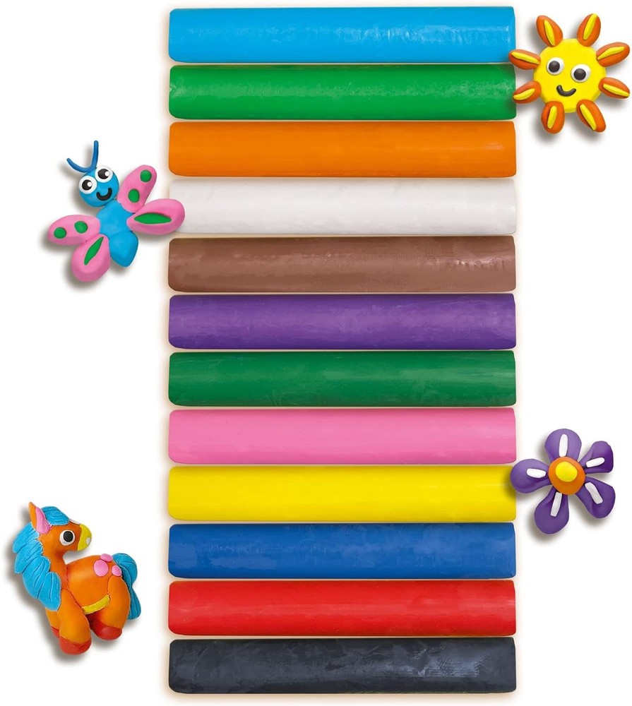 SES Creative 00406 Infinity Modeling clay-12 Pack (180gr)