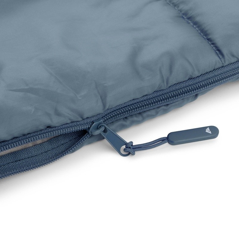 50F Flannel Lined Sleeping Bag Rectangular Cozy Camping Adults Machine Washable