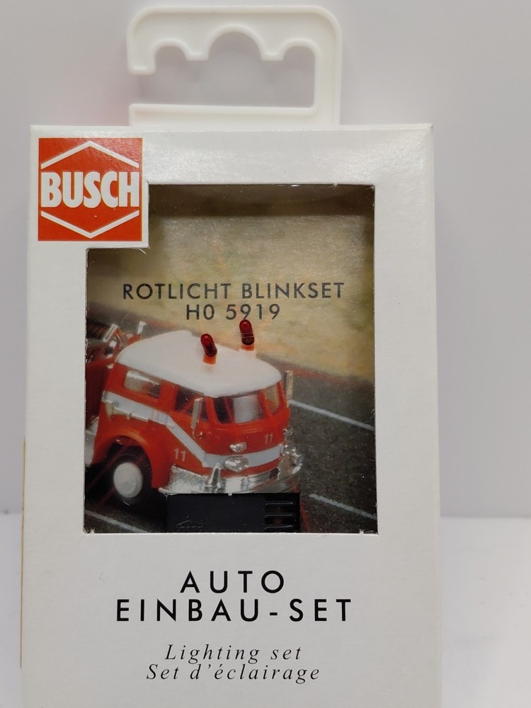 Busch 5919 Blinker Set 2 red HO Scale Model Lighting Blink Set.