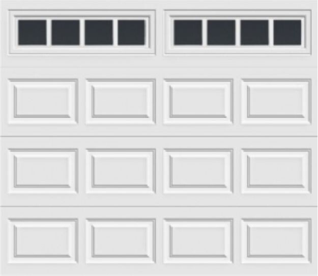 HOLMES Garage Doors MADISON 611 WHITE Replacement Window Inserts/LONG Panel