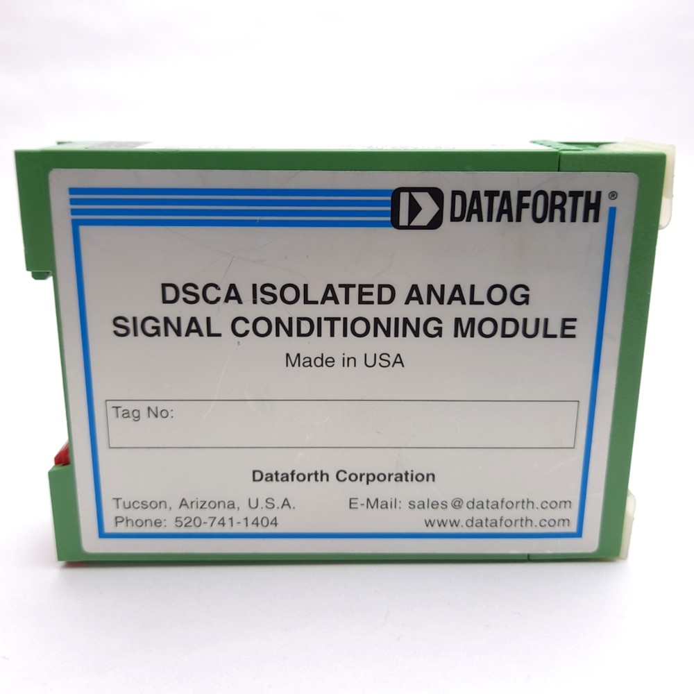 Dataforth DSCA32-02 Analog Current Input Signal Conditioner 0-20mA In 0-+10V Out