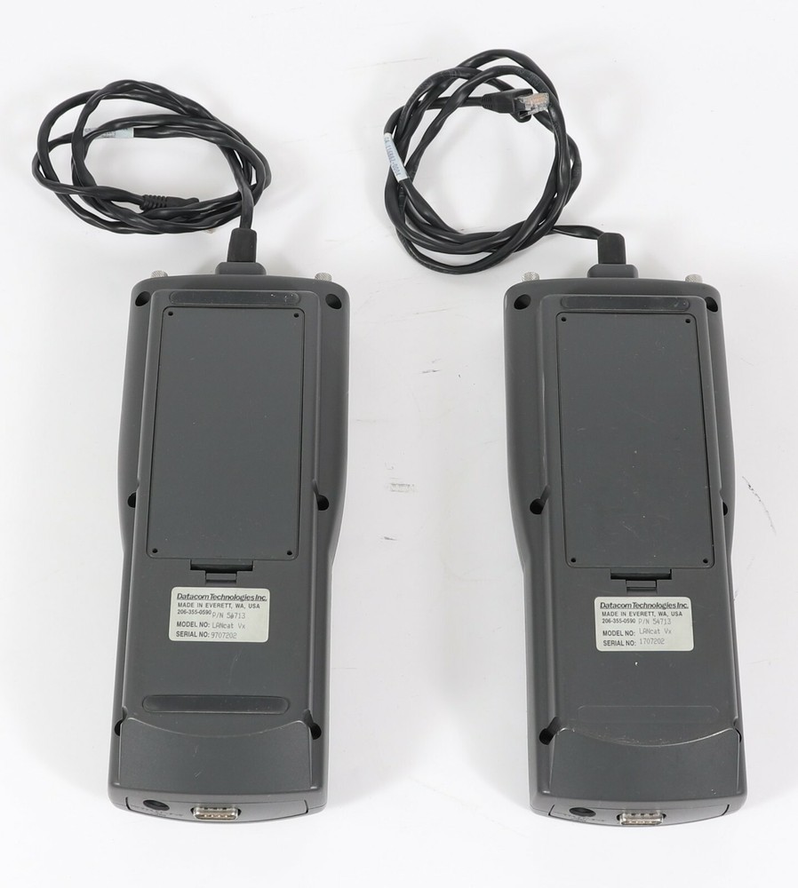 Datacom Technologies LANcat Vx Category 5 Cable Tester Analyzer w/ Power Adapter